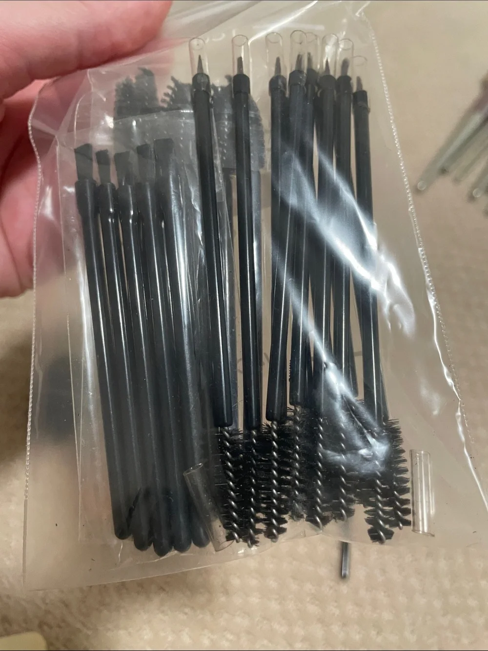 🖤5/$25 makeup Supplies - Black Brush and Makeup Accessories Set spoolies
